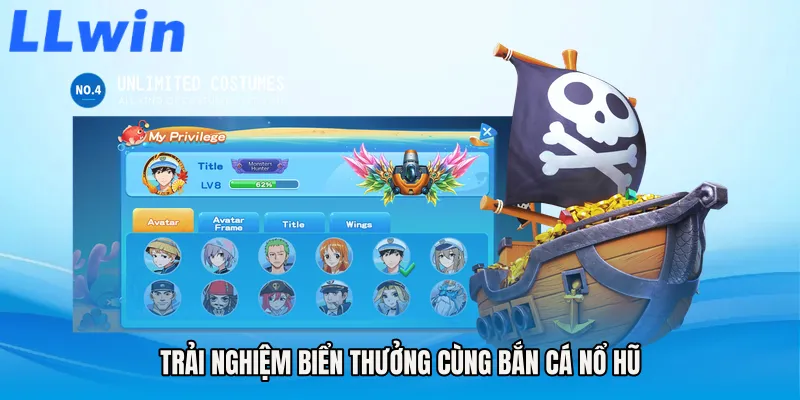 Trải nghiệm biển thưởng cùng Bắn cá nổ hũ